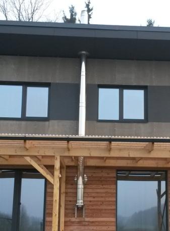 CIKO EREOVÉ komíny + T600 Kg Fasádní komíny ro fasádní nerezové komíny se nejčastěji