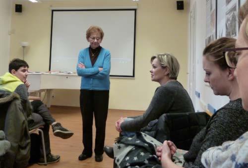 Paní Dagmar Lieblová při debatě se studenty Slavnostní koncert ve Španělské synagoze Při příležitosti Mezinárodního dne památky obětí holocaustu a