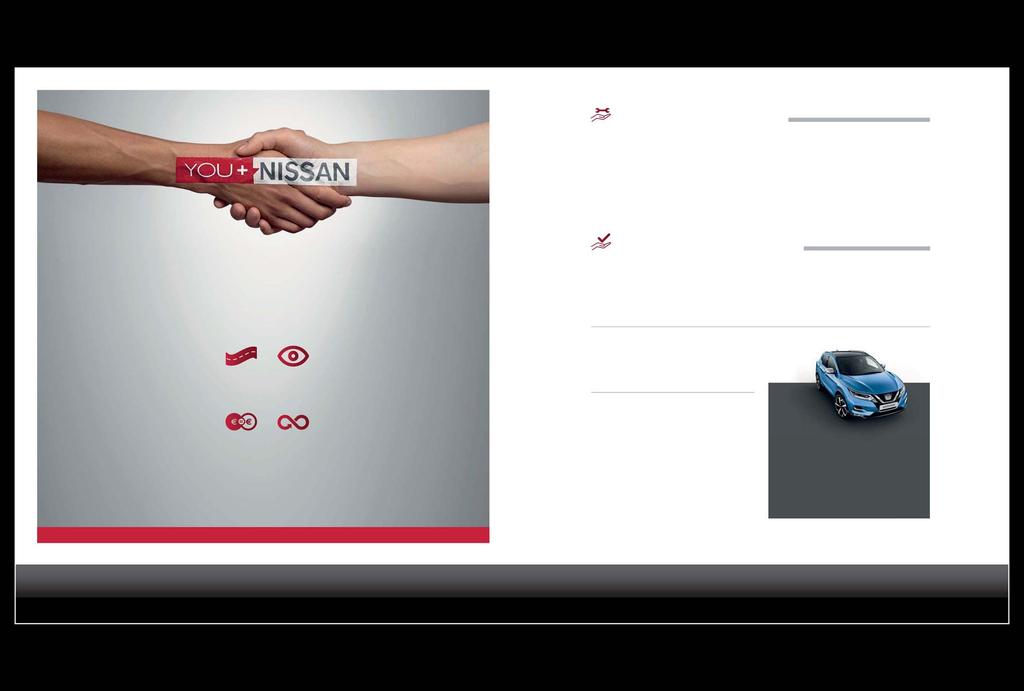 5* SERVISNÍ SMLOUVA* Sjednání 5* servisní smlouvy Nissan představuje ten nejlepší způsob, jak vašemu Nissanu QASHQAI poskytnout péči, kterou si zaslouží!
