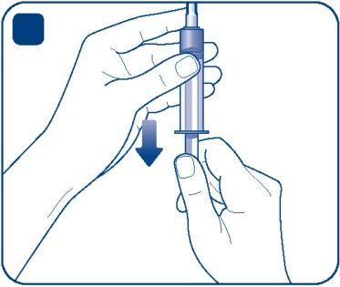 Pokud používáte adaptér, nakloňte injekční stříkačku, abyste ji oddělil(a) od injekční lahvičky.