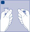 Ověřte název, sílu a barvu balení, abyste se ujistil(a), že obsahuje správný přípravek. A Umyjte si ruce a pečlivě je osušte čistým ručníkem či elektrickým vysoušečem.