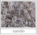 Sanguine - franc. náz. hematitu, krevelu sanidin - odrůda ortoklasu, hlinitokřemičitan draselný, chem.vz. KalSi 3 O 8, tvr. 6, hust.