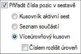 Cvičení: Tvorba výpisu v sestavě Přiřazení čísel pozic seznamu součástí v sestavě Otevřete sestavu top_explode.asm se všemi aktivními součástmi. Klikněte na tlačítko Solid Edge.