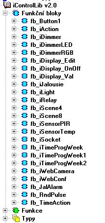 1 ÚVOD Knihovna icontrollib obsahuje funkční bloky využitelné především v inteligentních domech.