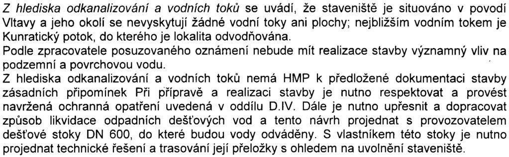 4 Pøedpokládaný doložený rozsah indukované automobilové dopravy areálem považuje HMP za nízký.