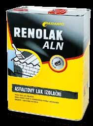 ASFALTOVÉ IZOLAČNÍ LAKY RENOLAK Asfaltové izolační laky jsou za normální teploty hnědočerné až černé viskózní tekuté hmoty, které jsou prosté vody a mechanických nečistot.