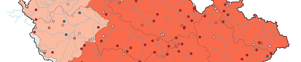 Dlouhodobému normálu odpovídá hodnota 50 % DMKP 3. HLUBOKÉ VRTY V měsíci září docházelo u hlubokých zvodní podzemních vod ve všech oblastech pouze k mírným pohybům hladiny.