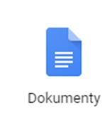 Google dokumenty jednotlivé aplikace Vytvořit dokumenty v jednotlivých aplikacích cloudu umíme, je to velmi podobné nám
