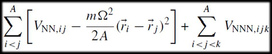 potenciále 6 Li ħω Configuration mixing via