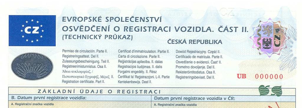 Vzor - Osvědčení o
