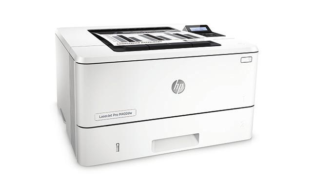 Datový list Tiskárna HP LaserJet Pro M402dw Ohromující rychlost. Pevné zabezpečení. Tiskový výkon a silné zabezpečení odpovídající způsobu vaší práce.