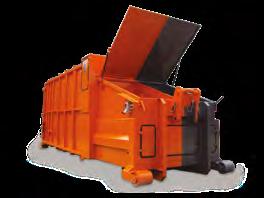 Mobilní lisovací kontejnery Mobilní lisovací kontejnery lze přepravovat pomocí hákových případně řetězových nosičů.