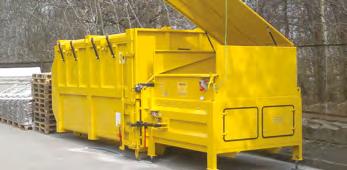 Stacionární lisovací jednotky Stacionární lisovací jednotky jsou vhodné do míst s pravidelnou tvorbou většího množství slisovatelného odpadu.