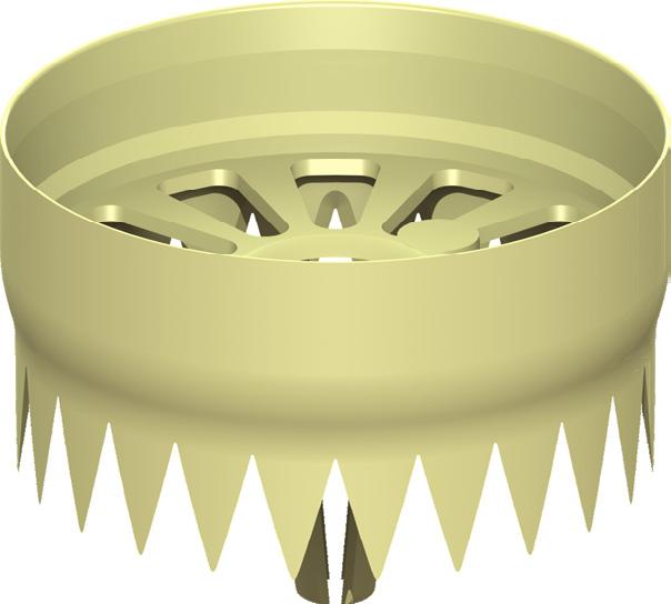 BRAVOLL ZP pro zápustnou montáž talířových kotev BRAVOLL PTH-SX pro upevňování