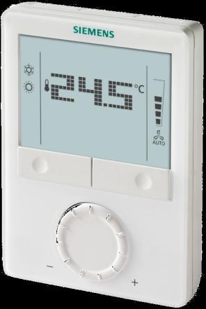 s 3191 Prostorové regulátory s komunikací KNX Pro aplikace s fan-coilovými jednotkami RDG100KN RDG160KN RDG165KN Pro univerzální aplikace Pro použití s kompresory v zařízeních s výparníkem Komunikace