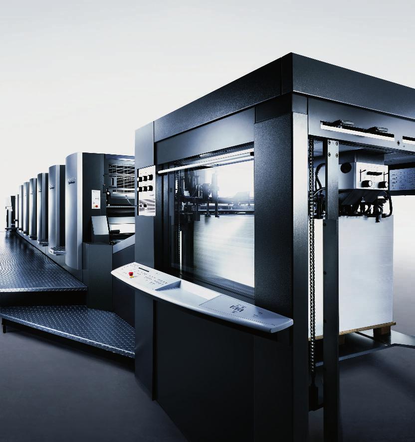 Nový Heidelberg Speedmaster CD 102 Nový, výkoný a krásný. Nový CD 102 je vybaven Preset Plus nakladačem a vykladačem s výškou stohu 1295 mm.