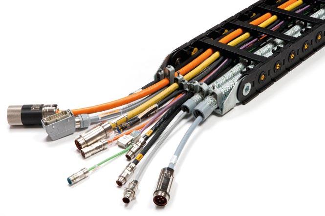 Úvod do energetických řetězů Energetický řetěz je mechanický systém určený k ochraně, uložení a vedení flexibilních kabelů (silových, ovládacích, datových nebo optických) a hadic (hydraulických nebo