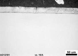 19A, tloušťka plechu s povlakem Obr. 37. Vzorek č.
