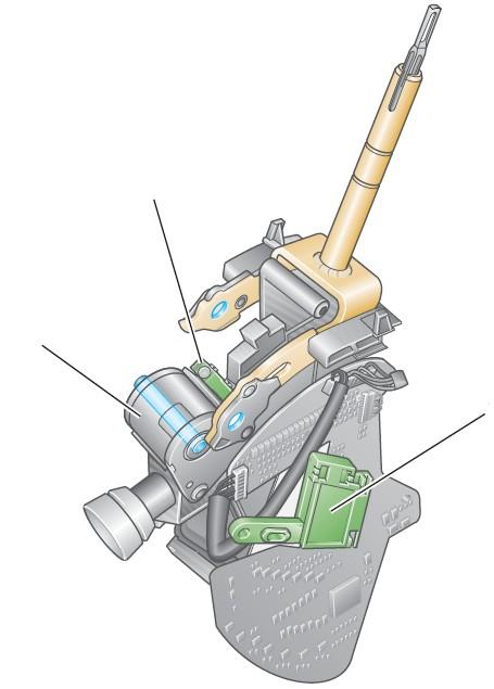 Stupňová automatická převodovka Multifunkční přepínač Volící páka aktivuje multifunkční přepínač, ten přemění mechanický pohyb volící páky na elektrický signál, který odpovídá pozici páky.