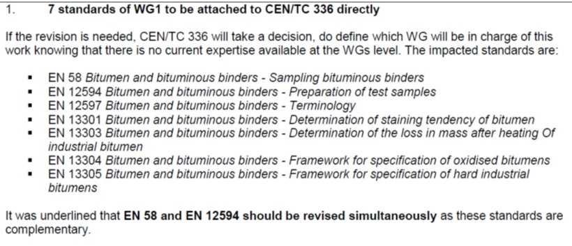 Action 9: Chris Southwell to prepare the draft of EN 13589 and forward to the Secretariat.