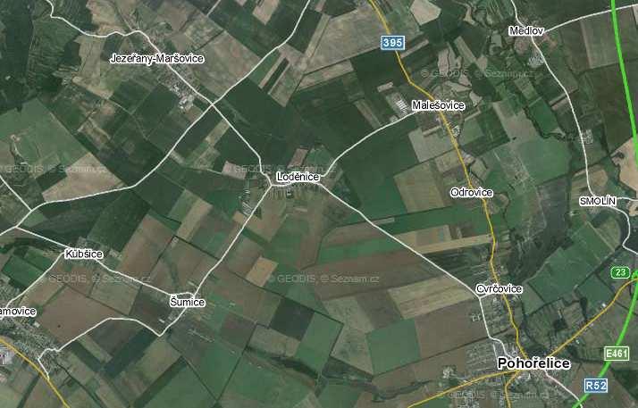 Obr.1 Poloha vybraného větrolamu (zdroj:www.mapy.cz) Klimadiagram na Obr.