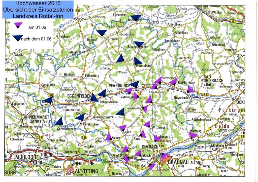 1. Škodná událost v přehledu Landkreis Ringstraße 4-7