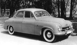 Jeden z posledních prototypů sedanu Škoda 1200.