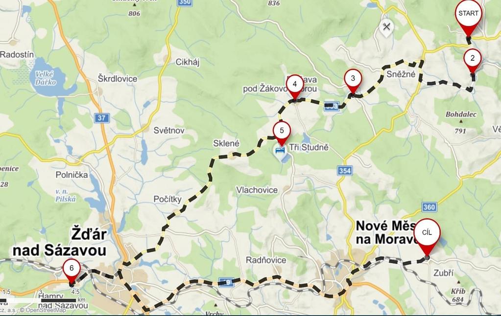 Zdroj kalů 2: ČOV Tři studně (3725 EO). Na ČOV Tři studně jsou v současné době volné kapacity biologické linky pro více než 1200 1800 EO, ČOV je provozována pouze na jednu linku.