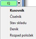 záležitost K tomu co vyrobit a objednat nám slouží v IQ_SS šablona Dále ale potřebujeme vědět, zda na výrobu těchto polotovarů a výrobků budeme mít dostatek