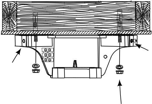 Jak instalovat ventilátor WARNING Aby nedošlo k úrazu elektrickým proudem, ujistěte se, že je na hlavní pojistkové skříni vypnuto elektrické napájení před montáží a zapojení. 1.