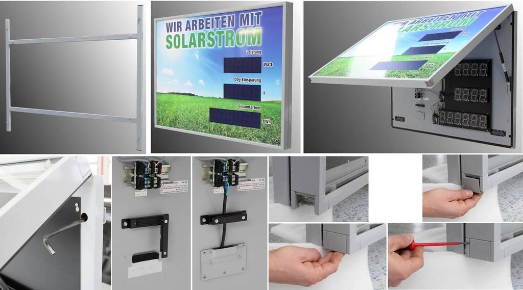 3. Montáž! Připojení k napájecí síti 110/230 V~ smí provést pouze oprávněná osoba s odpovídající kvalifikací!! Nebezpečí úrazu elektrickým proudem při odstranění zadního krytu! 3.1. Přímá nástěnná montáž na pevnou konzolu Do stěny vyvrtejte kotevní otvory, o průměru odpovídající příslušným šroubům.