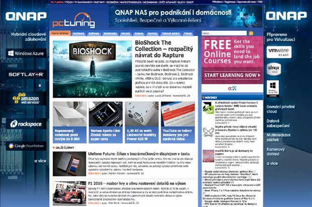 PCTuning.cz Úspěšný český počítačový magazín zaměřený na uživatele PC.