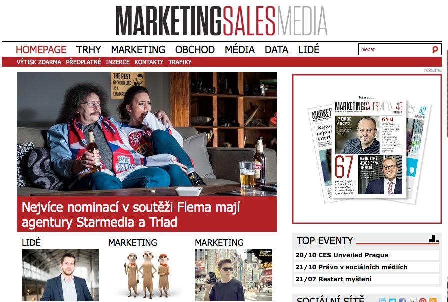 Marketingsales.cz Portál přináší každý den novinky z obchodu a marketingu, rozhovory s top manažery, ukázky úspěšných marketingových kampaní z ČR i ze zahraničí.