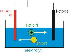 16 Obrázek 1 - Vedení elektrického proudu v elektrolytu [5] 2.1 Vodivost elektrolytu Na pohybu elektrického náboje závisí vedení elektrického proudu roztokem.
