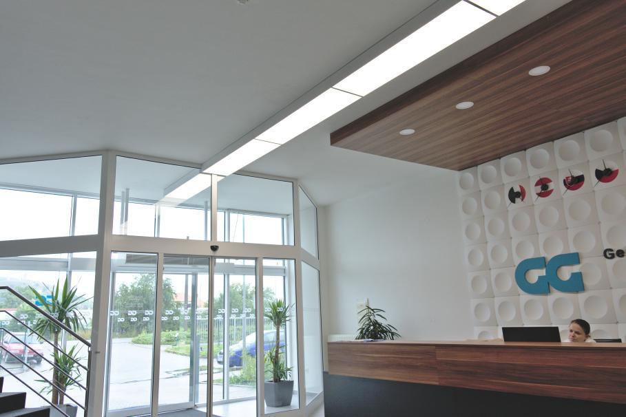 cosmetics, situated in Brno Light solution: A77 architects and HELIO