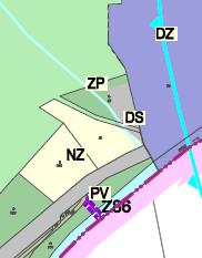 Centrální údolí Lomné Obr. 3: Plocha Z86 na hlavním výkresu ÚP a leteckém snímku (zdroj: Urbanistické středisko Ostrava s.r.o. 2017, ČÚZK).