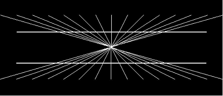 Heringova iluze Ewald Hering (1834 1918) Promyšlené uspořádání čar dodává celému obrazu zdání hloubky http://optickeklamy.