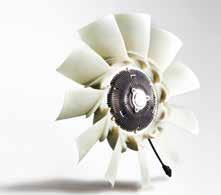 VENTILÁTOR VISCO Obecné informace Pro odvádění tepla u silných motorů jsou mimo výkonných chladičů potřebné také ventilátory a pohony ventilátorů, které obzvlášť efektivně poskytují chladicí vzduch.