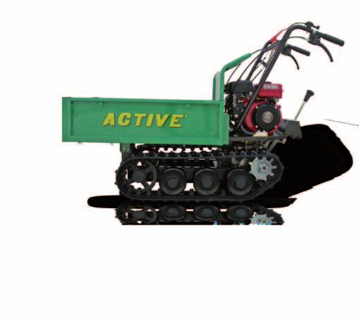 Pásové přepravníky ACTIVE Vám umožní manipulaci s materiálem i na velmi těžko dostupných místech.
