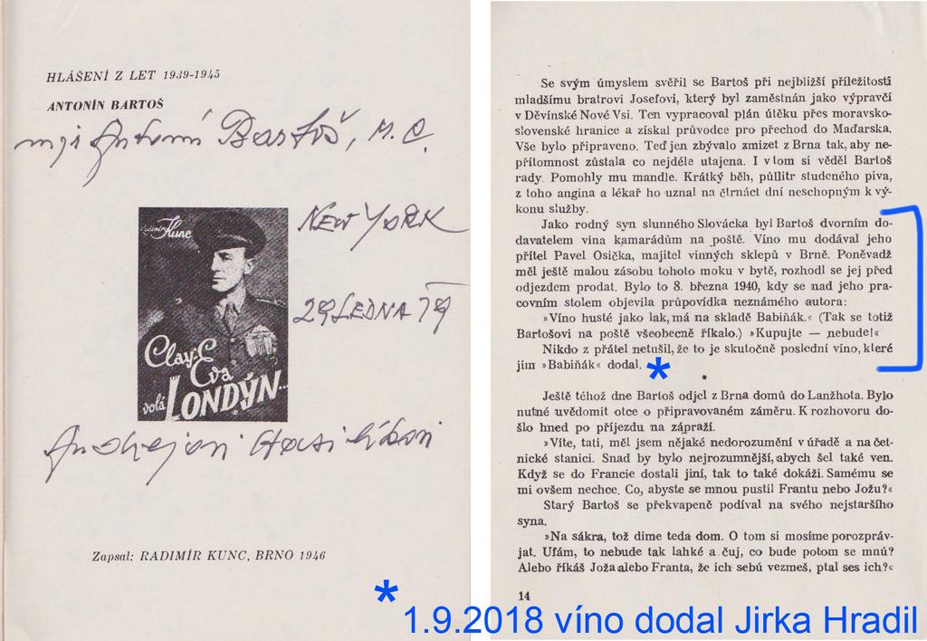 Z knihy vzpomínek mjr.