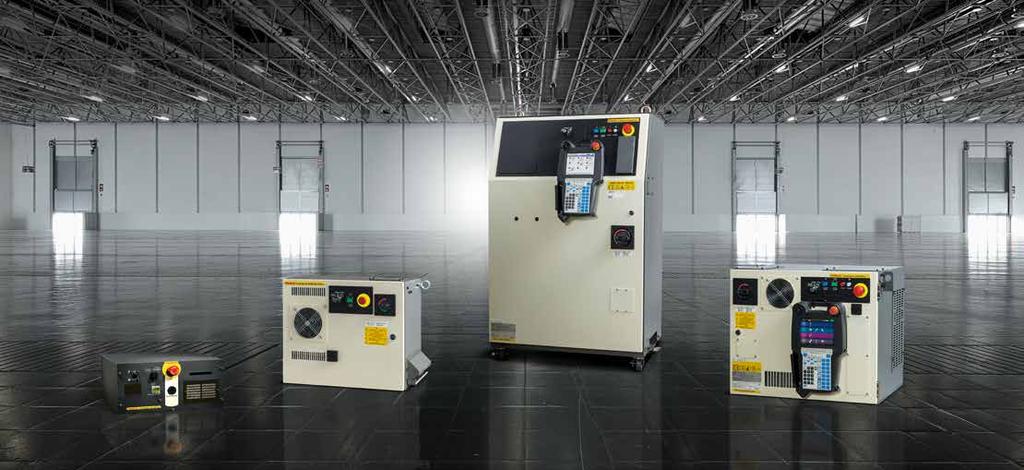 Controller Plus B- 740 x 1100 x 550 mm A- 600 x 500 x 470 mm Mate Open Air 370 x 200 x 350 mm Mate 470 x 400 x 322 mm Řídicí jednotka Plus je FANUC standardem pro inteligentnější produktivitu.