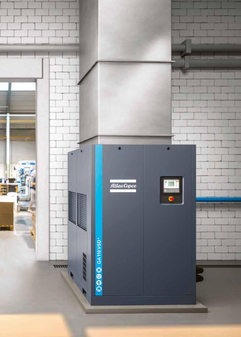 Revoluční kompresory s technologií vsd+ Snížení spotřeby energie až o 50 %