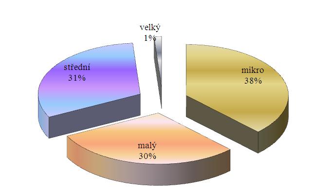 Tabulka č. 9 Rozdělení příjemců dotace z osy 2 dle velikosti podniku za 1., 3., 5., 8., 15., a 16.