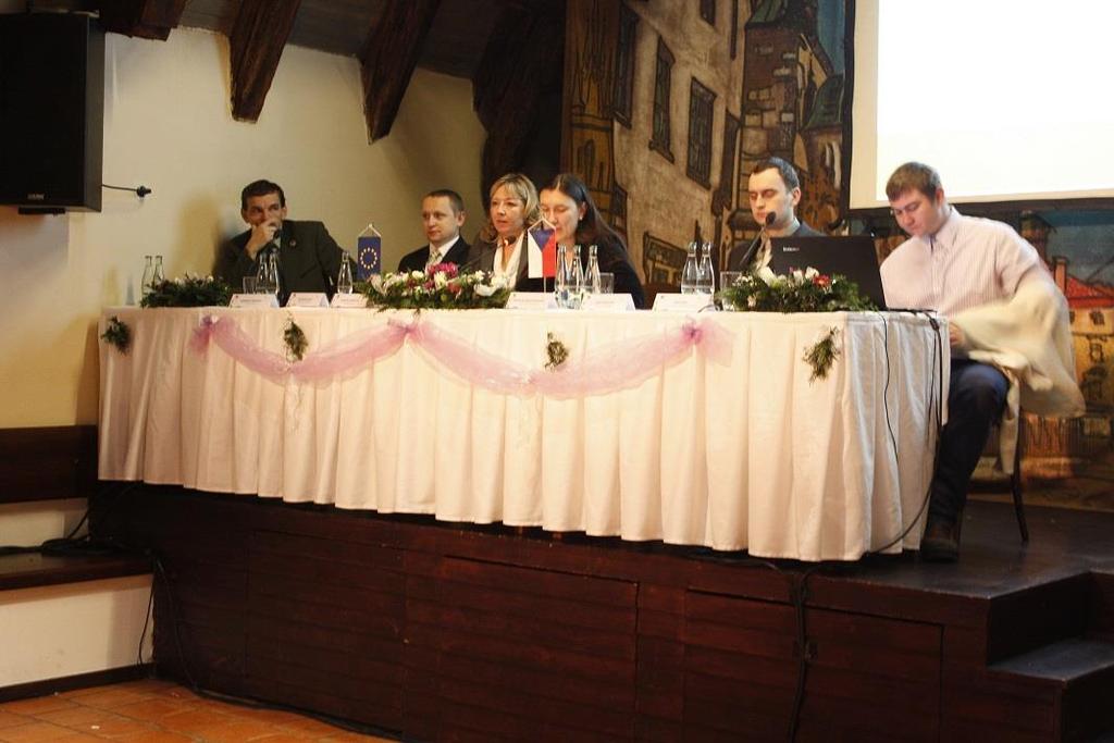 Výroční konference OP Rybářství - zleva: Jindřich Groulík, zástupce Rybářství Litomyšl; doc. Ing. Radovan Kopp, Ph.D., Mendelova univerzita; Ing.