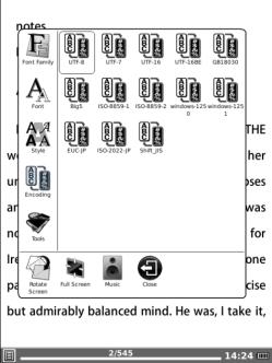 Zakódování (encoding): Slouží k nastavení typu