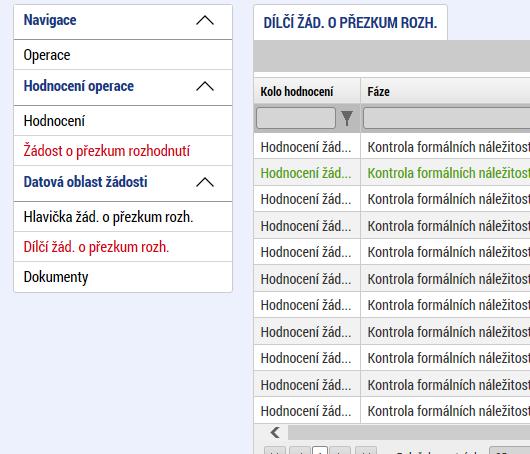 Uživatel vyplní název přílohy žádosti o přezkum, tlačítkem Připojit vloží požadovaný soubor a pomocí tlačítka Uložit změnu uloží. Více příloh uživatel postupně uloží pomocí tlačítka Nový záznam.