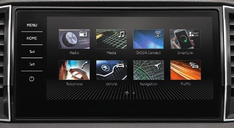 Konektivita 27 COLUMBUS Infotainment Columbus 9,2" s 3D navigačním systémem nabízí dva způsoby ovládání.