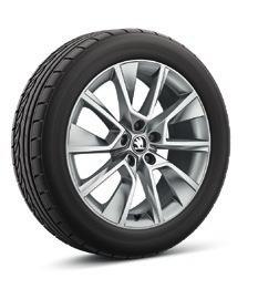 72 KOLA 16" kola z lehké slitiny Castor 17" kola z