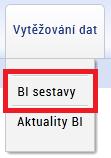 BI sestavy monitoring realizace SCLLD přístup k sestavám modul Vytěžování dat připravené sestavy pro MAS:» M004 (Žádosti o podporu na výzvách),» M005 (MAS Přijaté projekty),» M020 (Přehled plnění