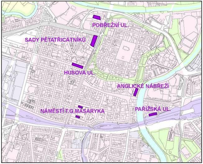 Organizace parkování v centru města Základní principy V centru města se koncentruje široké spektrum funkcí generujících vysokou poptávku po parkování.